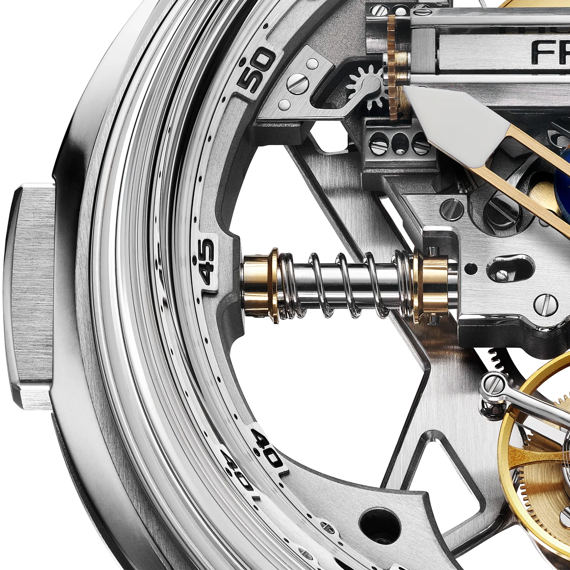 Watch with sapphire glass case