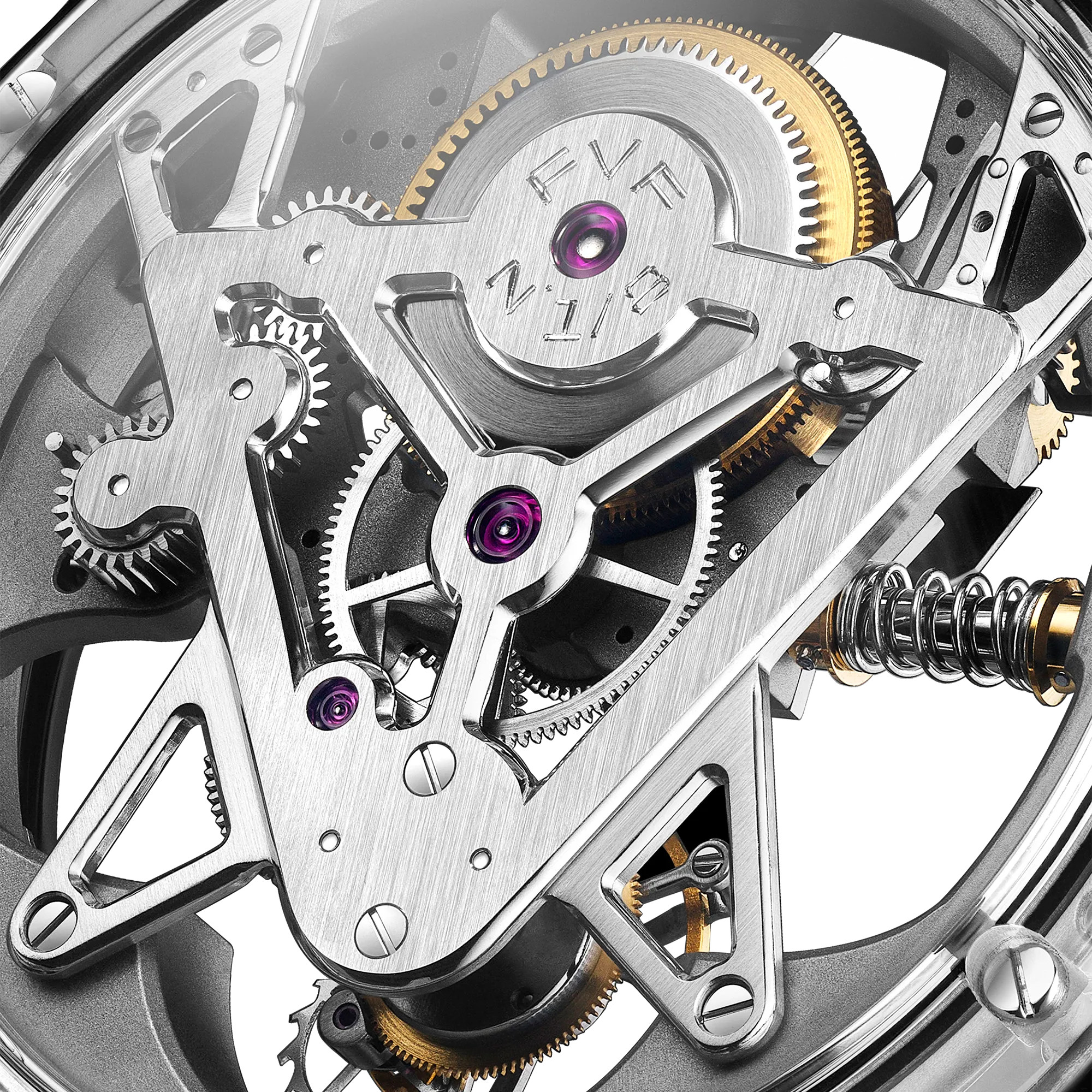 Clock mechanism in view